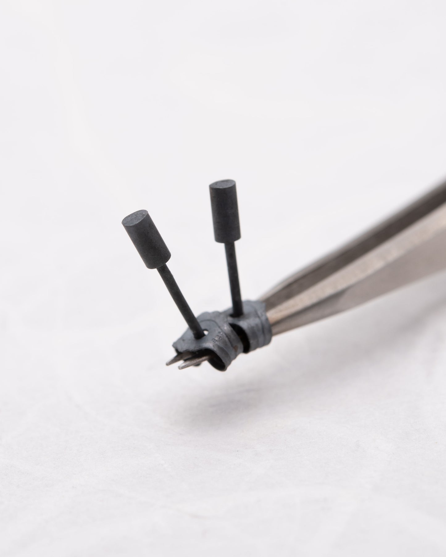 tiny black posts in silver by AgJc