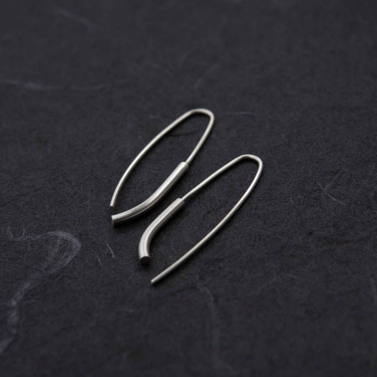 Boucles d'oreilles organiques asymétriques N°17