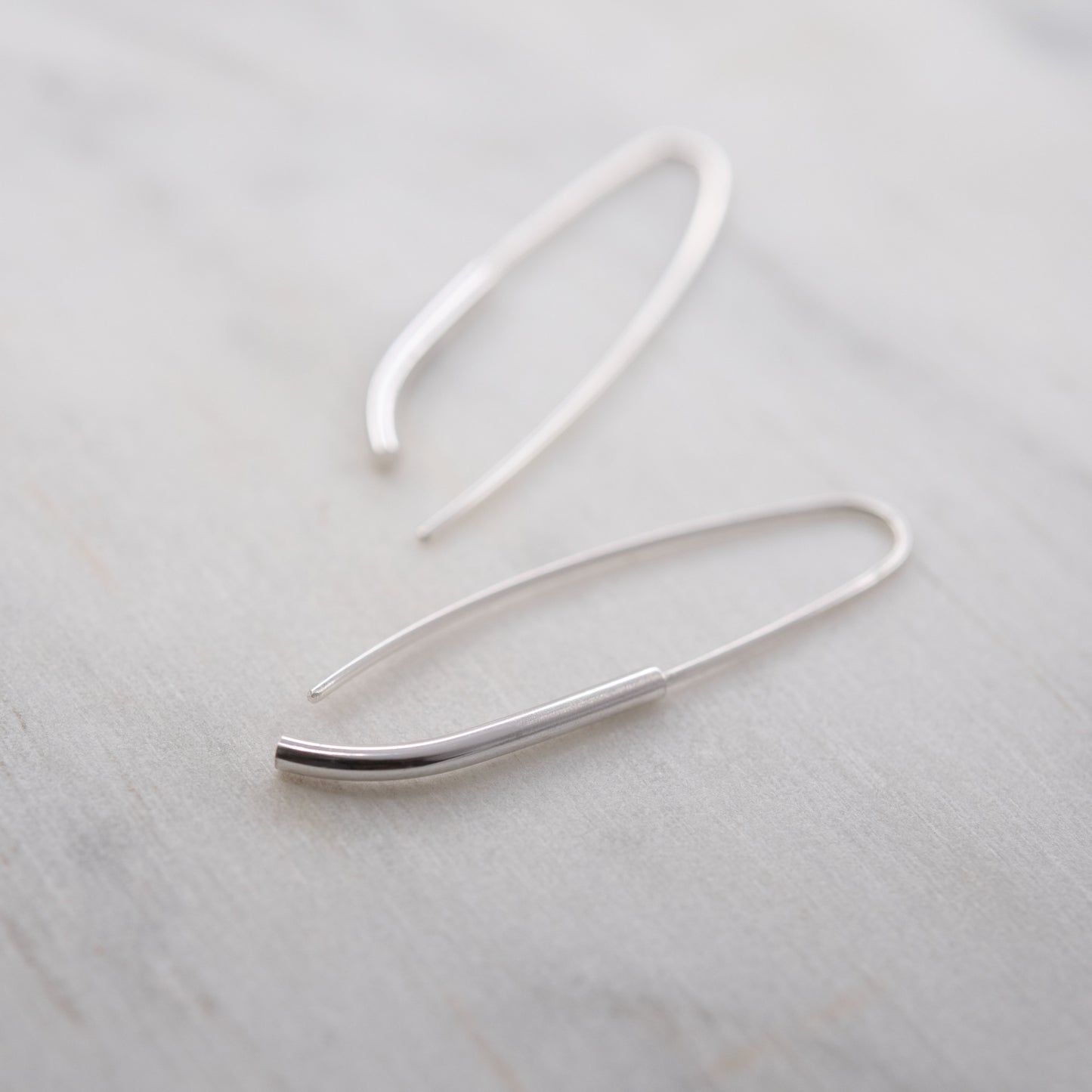 Boucles d'oreilles organiques asymétriques N°17