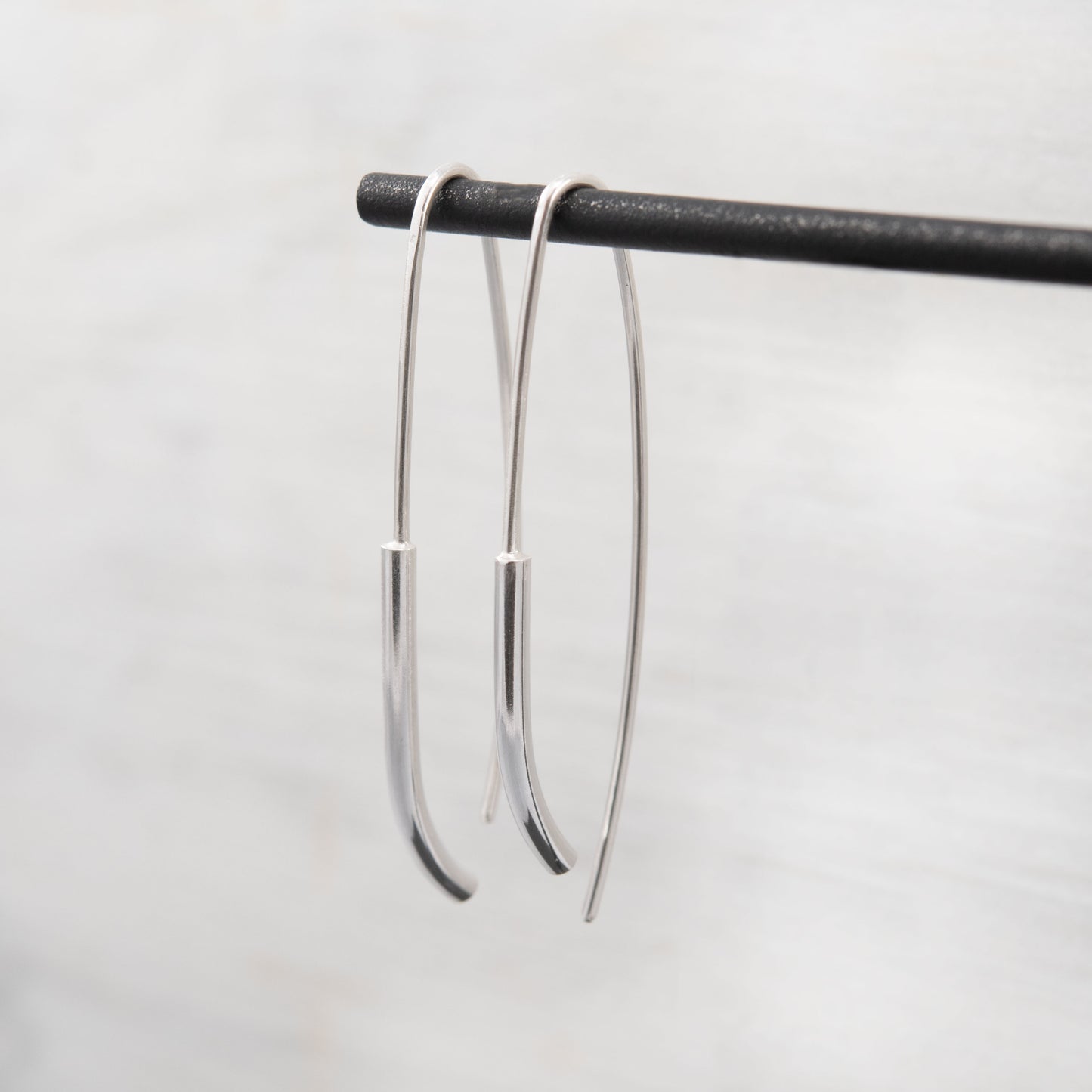 Boucles d'oreilles organiques asymétriques N°17