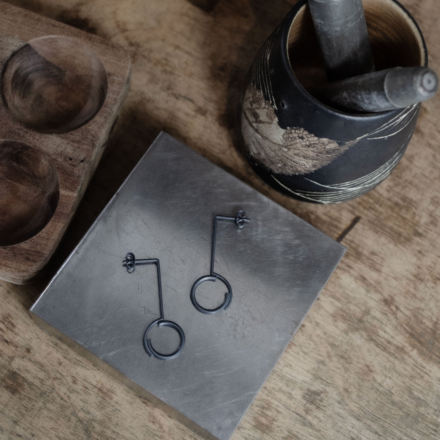 Boucles d'oreilles cercles N°2