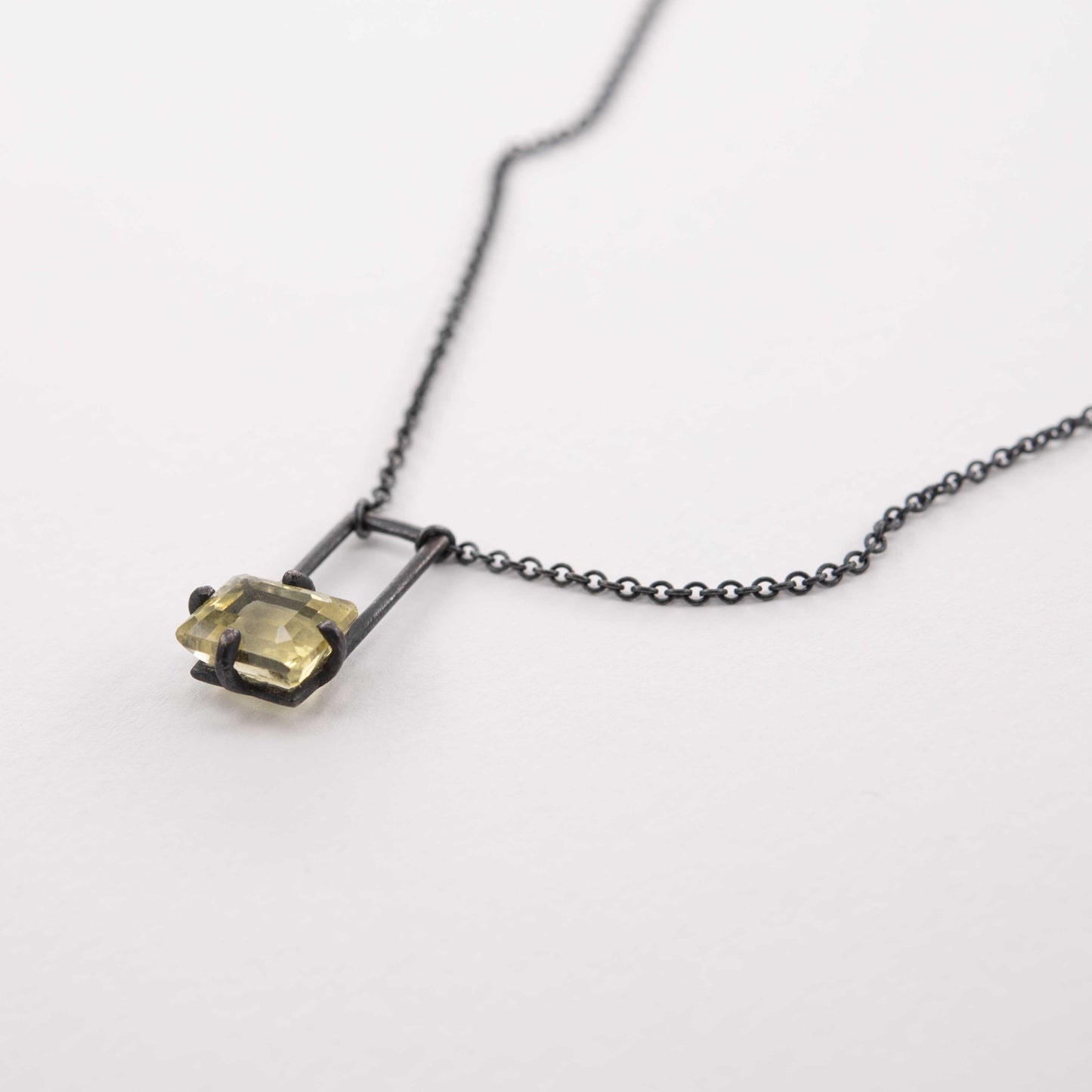 Citrine pendant necklace