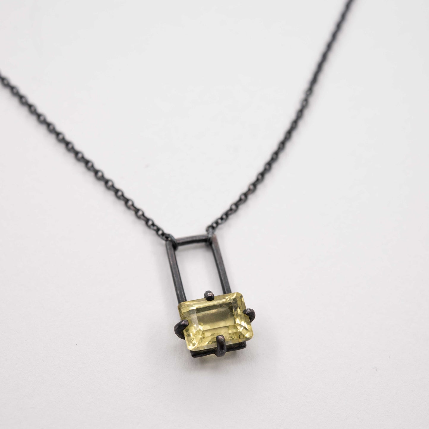 Citrine pendant necklace