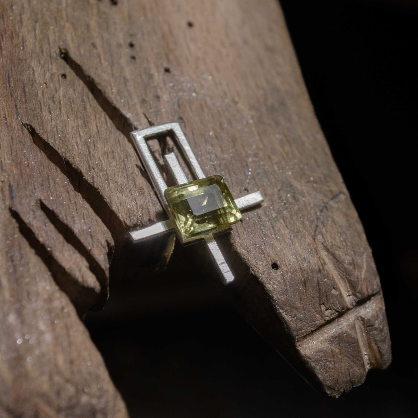 Citrine pendant necklace
