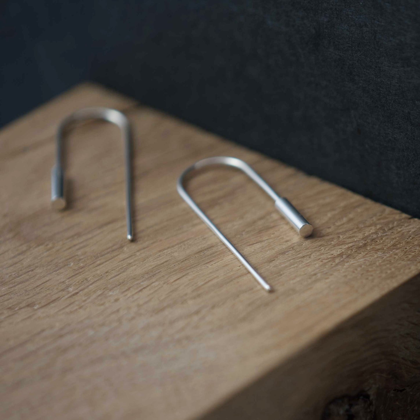 Cylindrical bar earrings N°2
