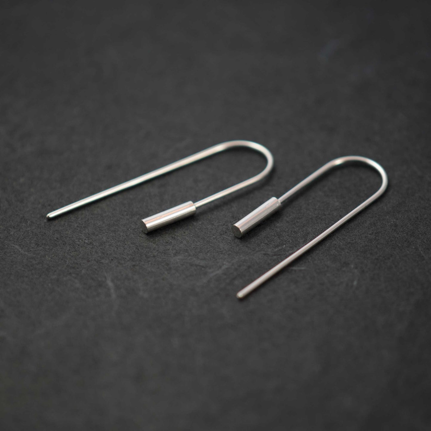 Cylindrical bar earrings N°2