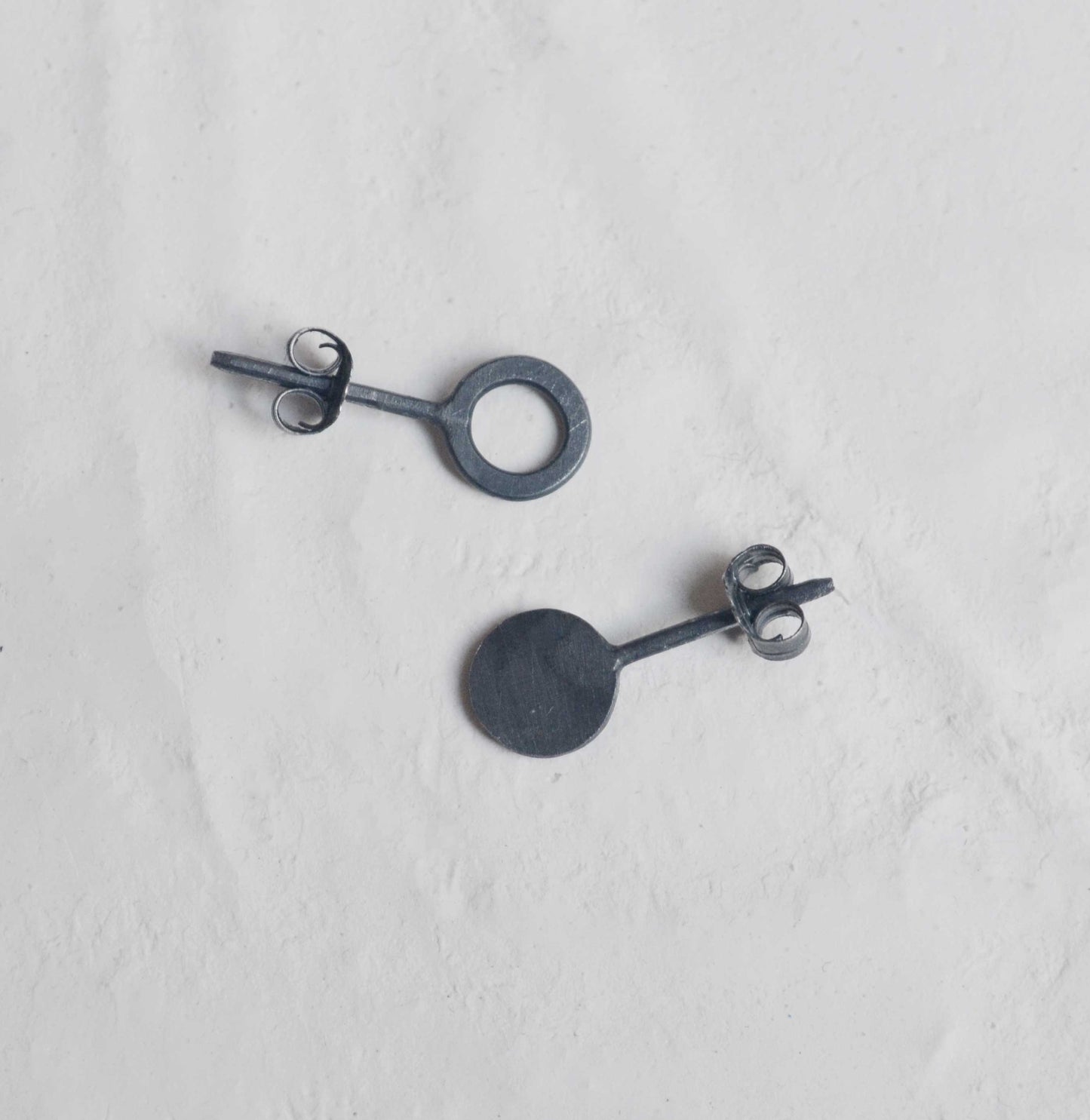 Asymmetrical dots earrings N°38 AgJc - 2