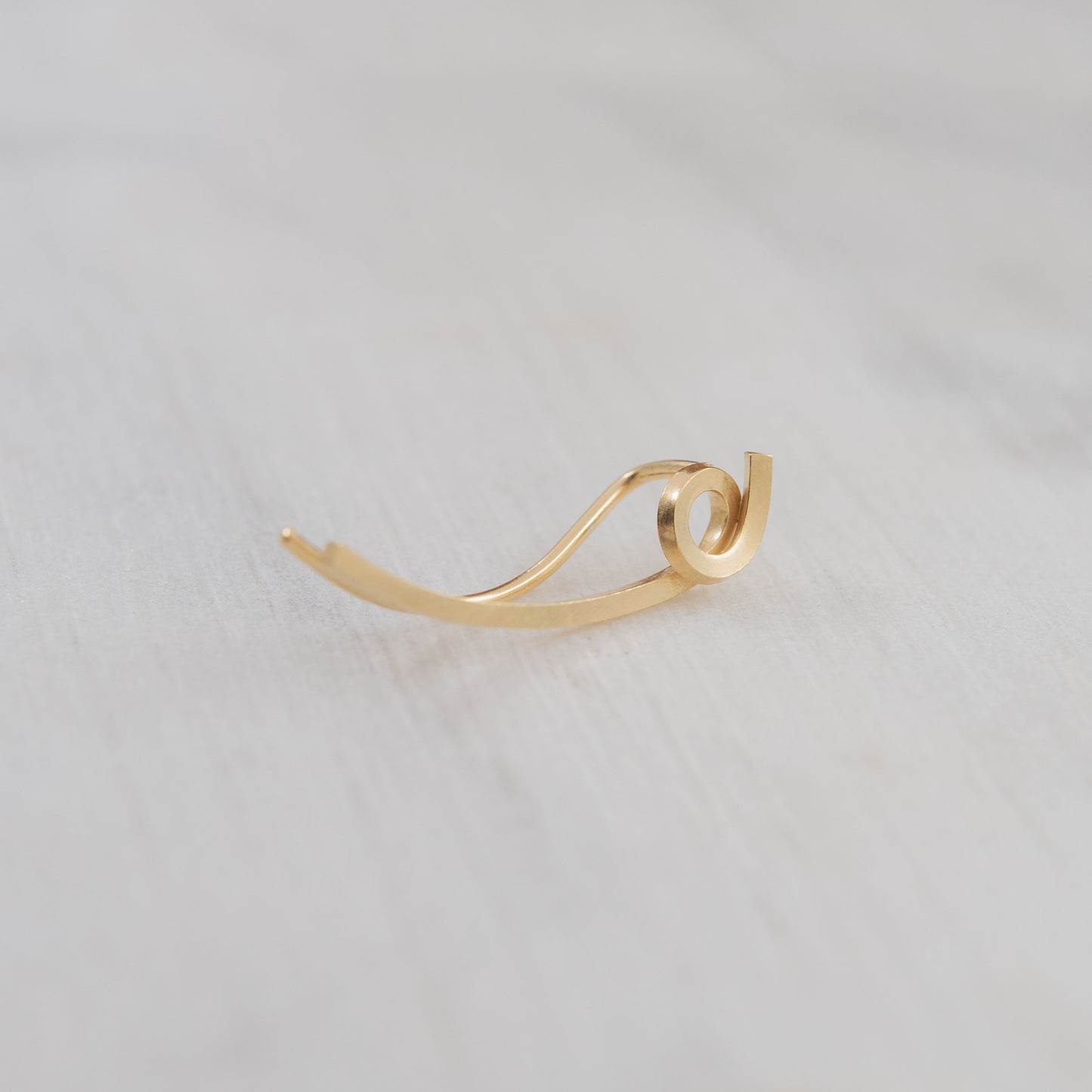 Boucle d'oreille montante vermeil N°8