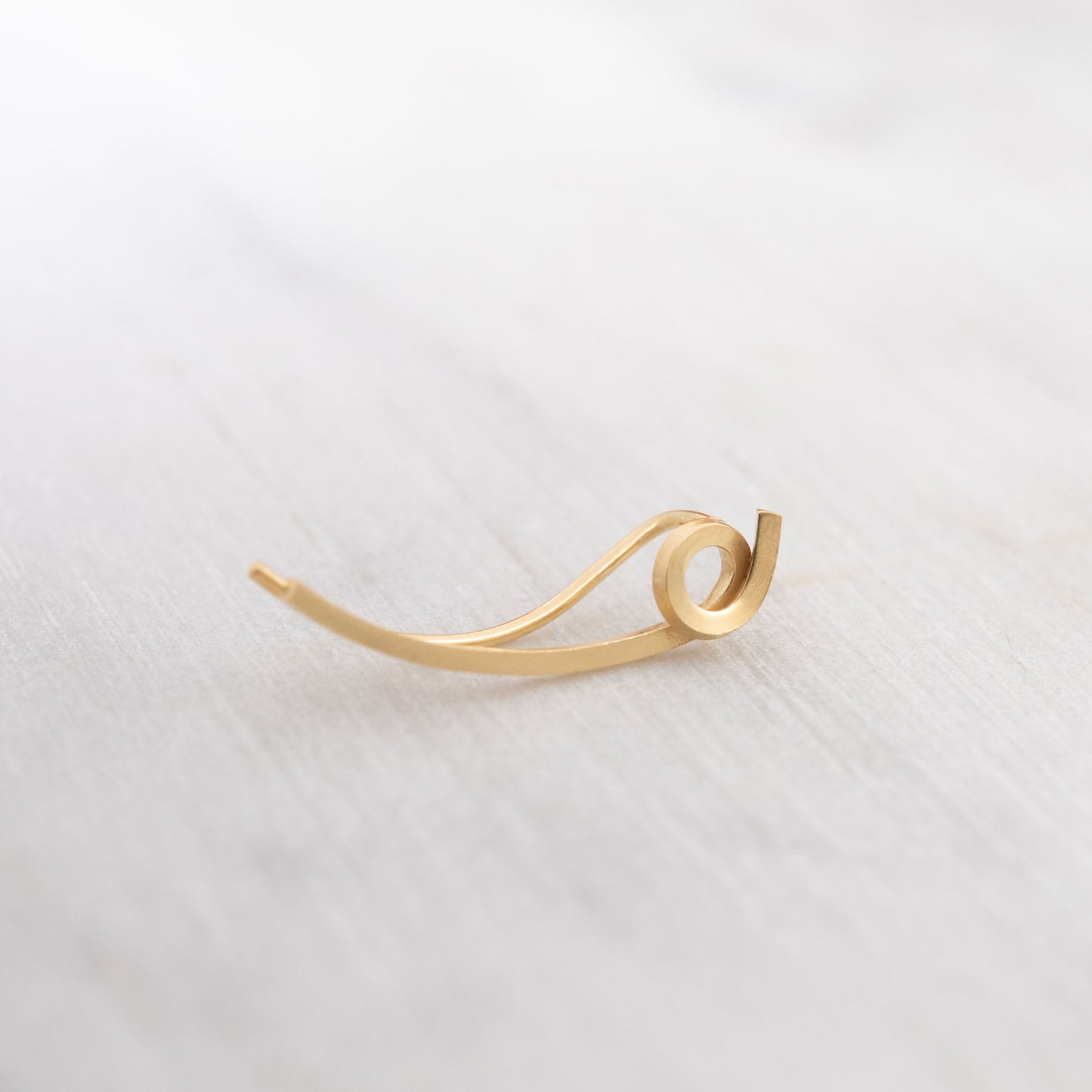 Boucle d'oreille montante vermeil N°8