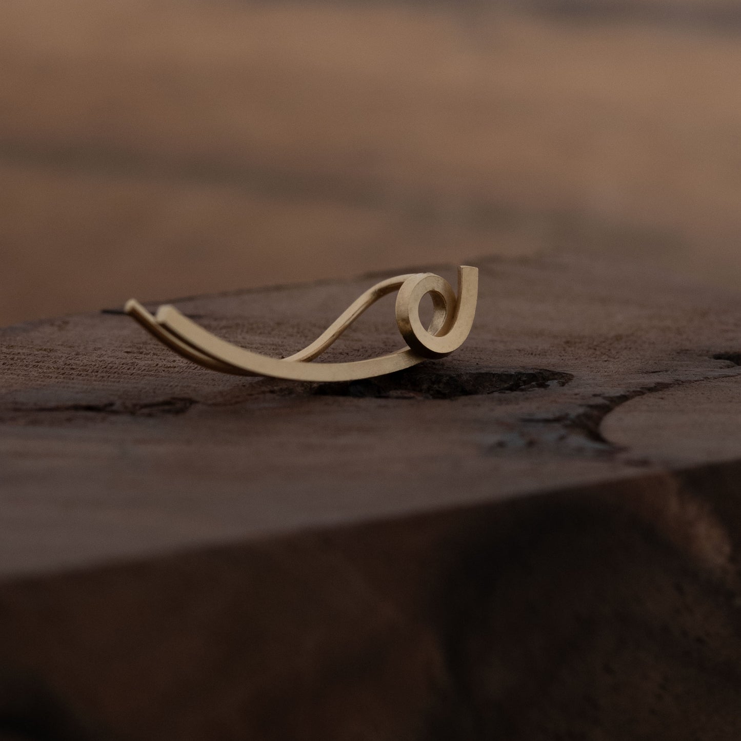 Boucle d'oreille montante vermeil N°8