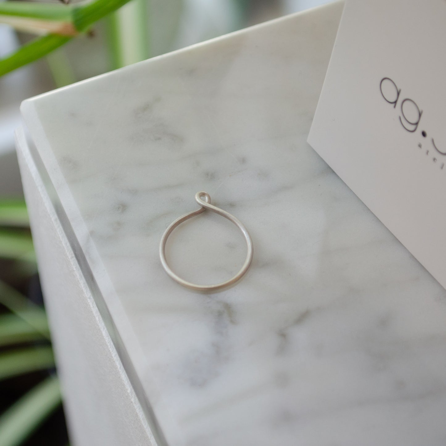Bague infini en argent N°8