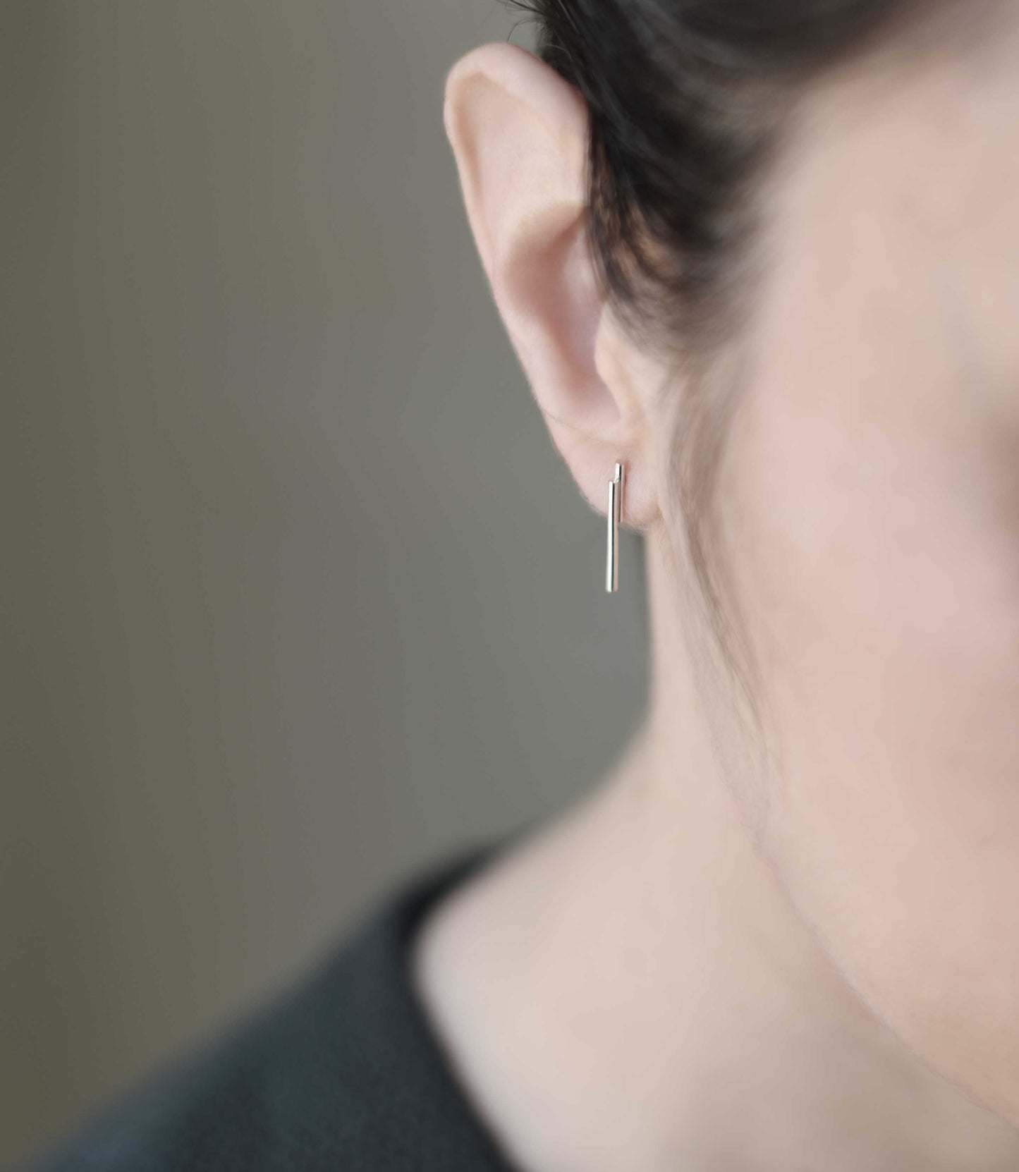 Boucles d'oreilles N°4 lignes parallèles