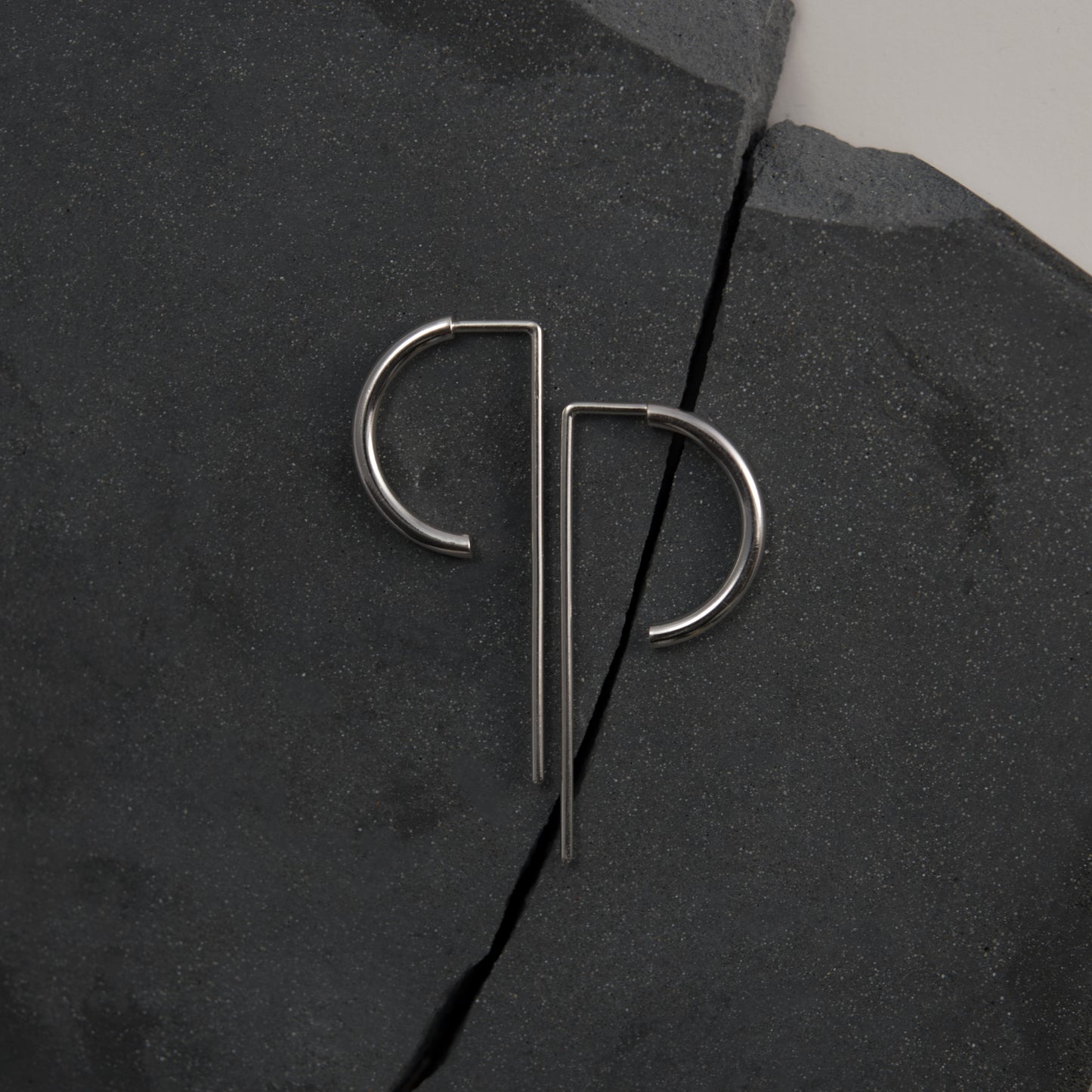 Boucles d'oreilles demi-créoles N°9