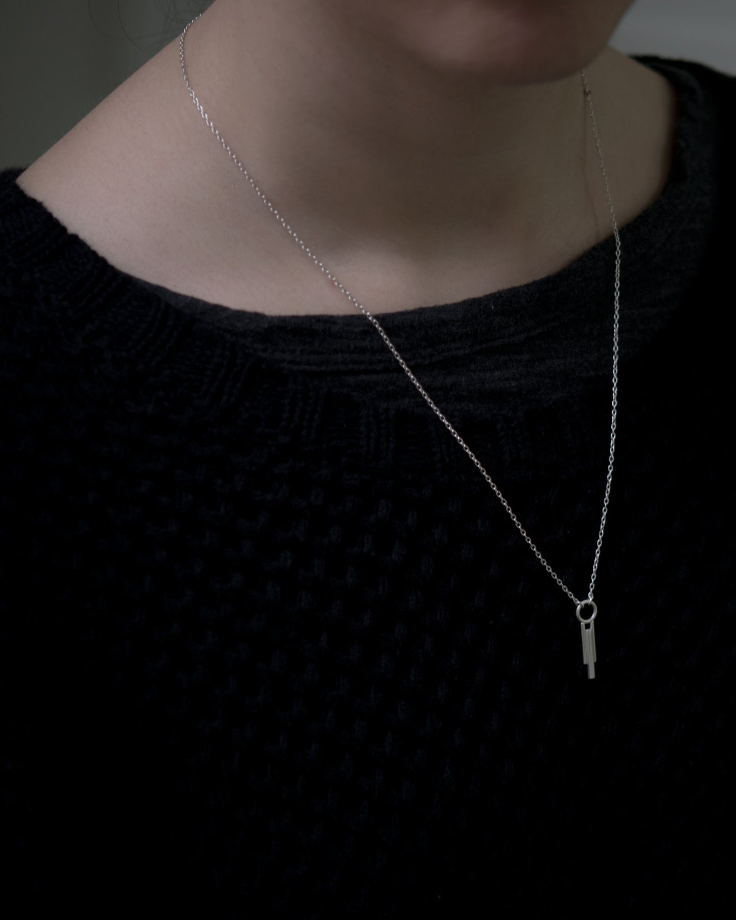 Cylindrical necklace N°7