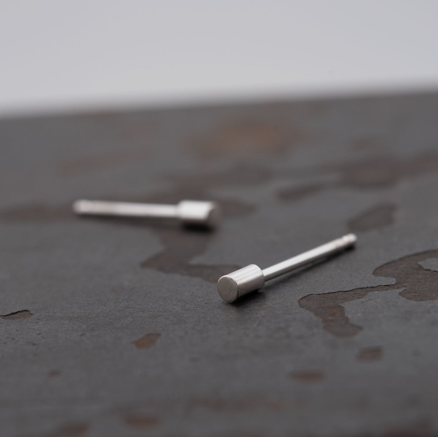 Mini puces d'oreilles en argent N°15