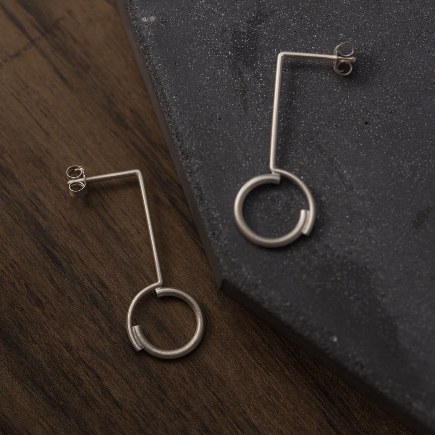 Boucles d'oreilles cercles N°2