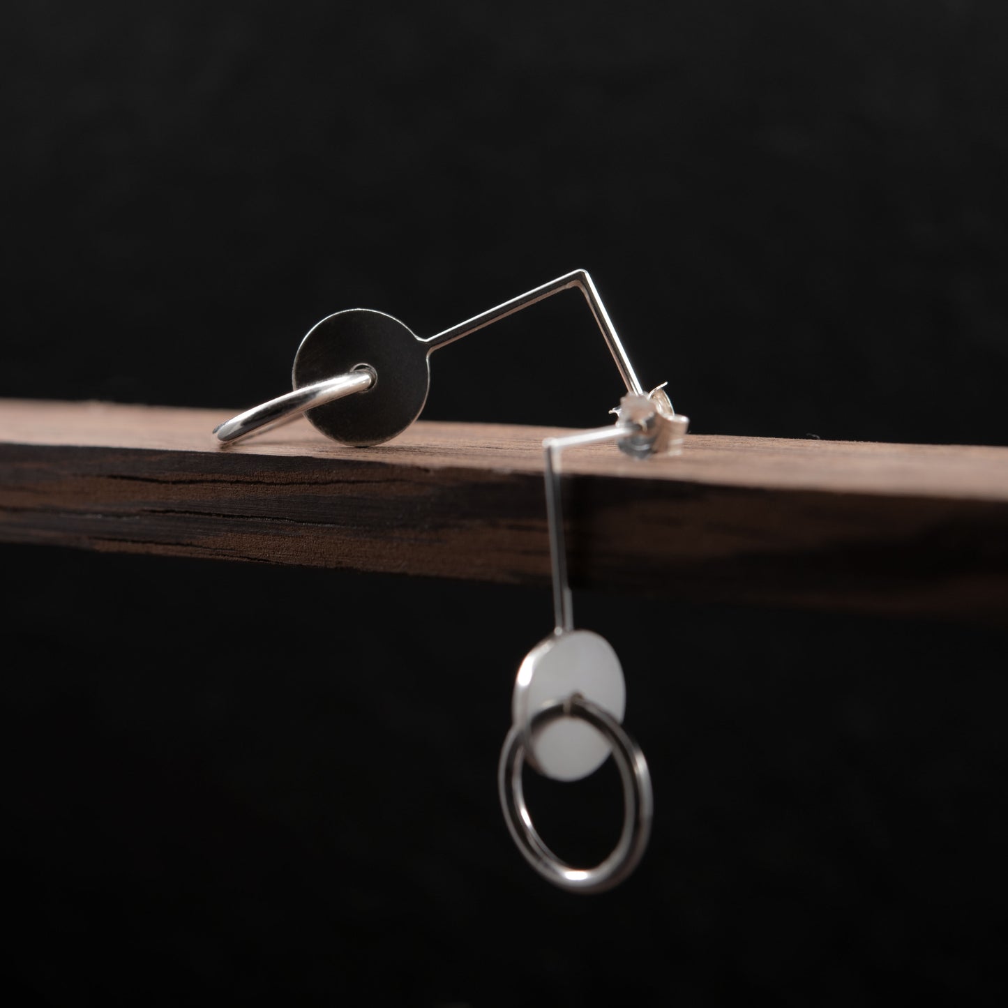Boucles d'oreilles N°11 cercles entrelacés