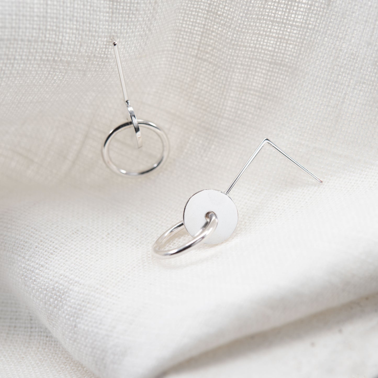 Boucles d'oreilles N°11 cercles entrelacés