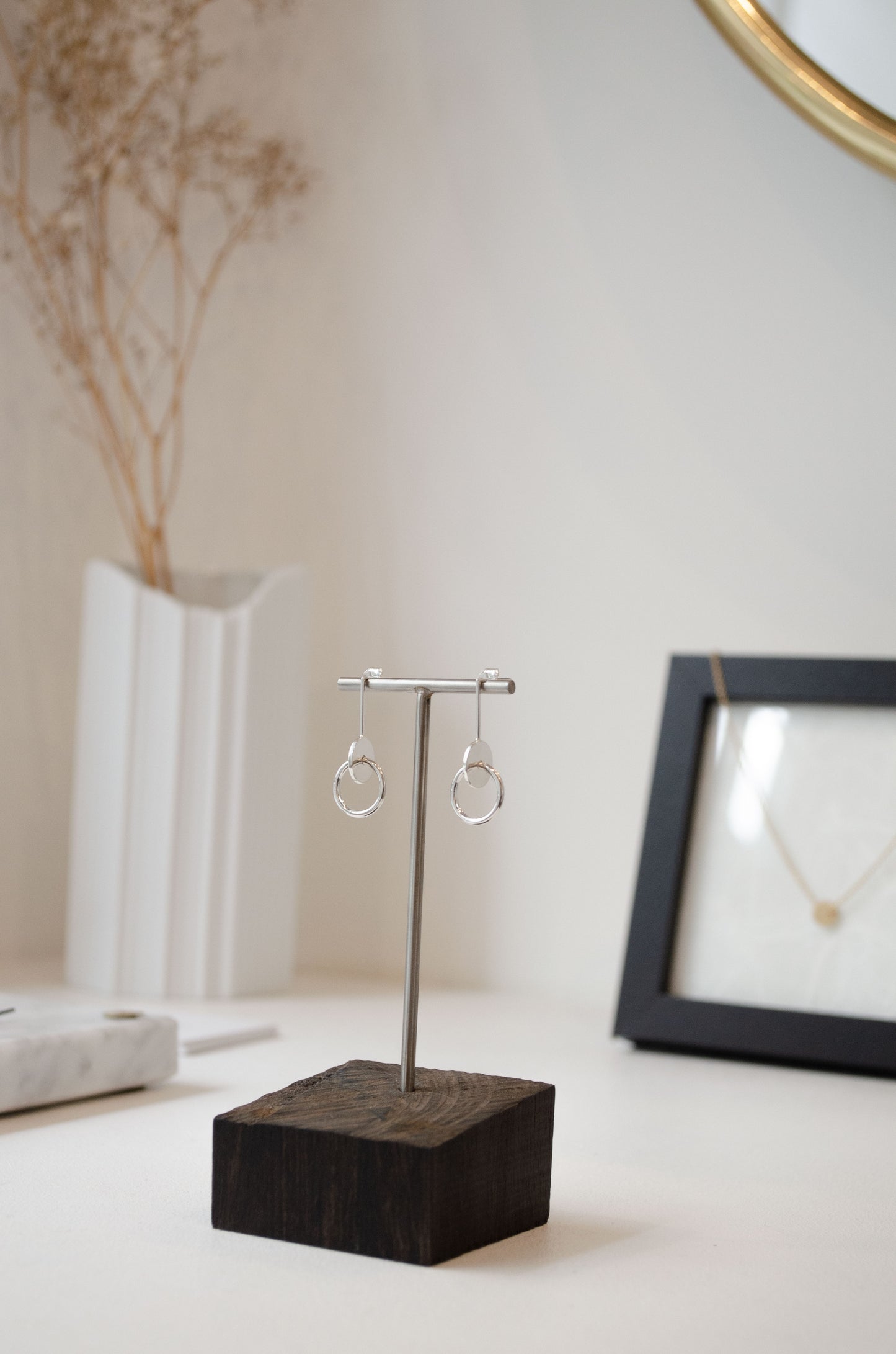 Boucles d'oreilles N°11 cercles entrelacés