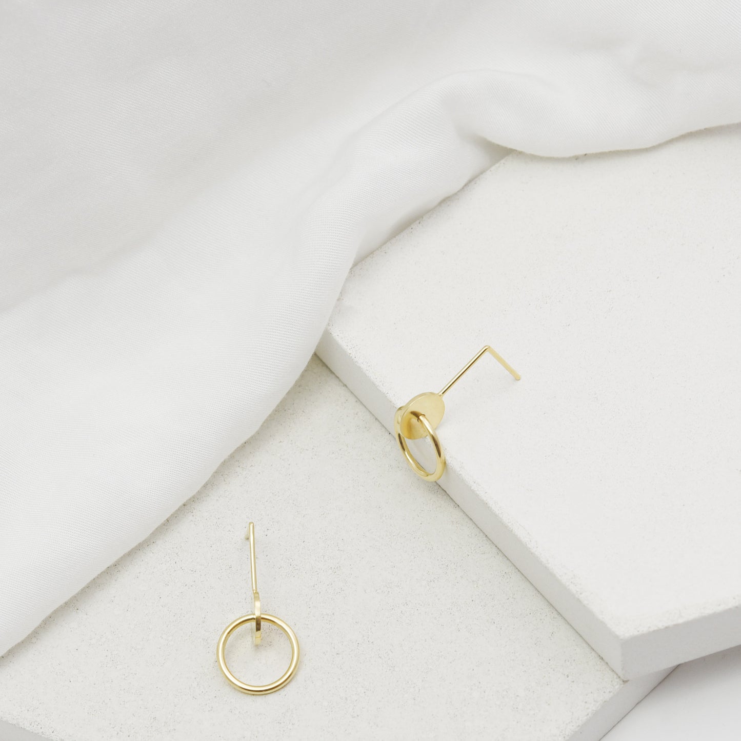 geometric shapes statement earrings by AgJc