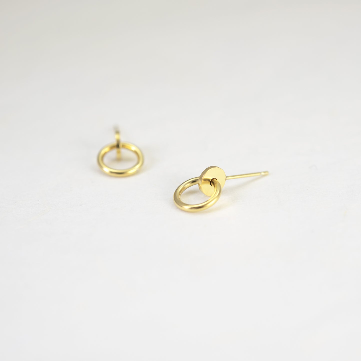 geometric dot and circle earrings by AgJc