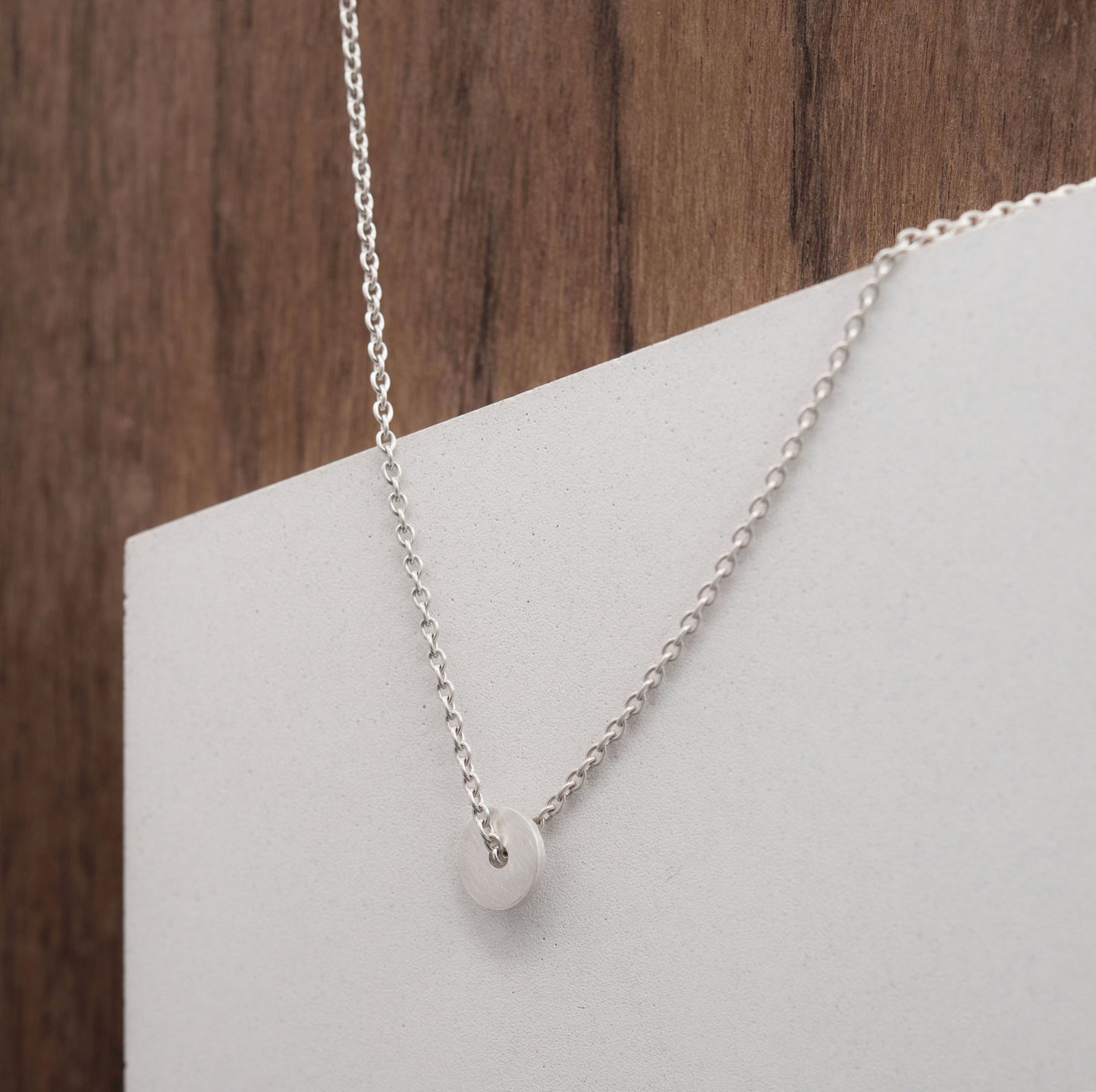 Collier disque N°16 en argent ou or vermeil