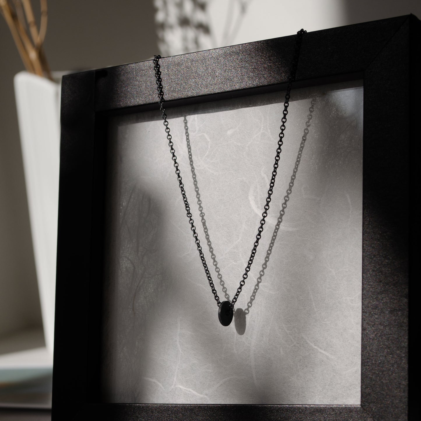 Dainty DOT necklace N°16 in silver or gold plated silver