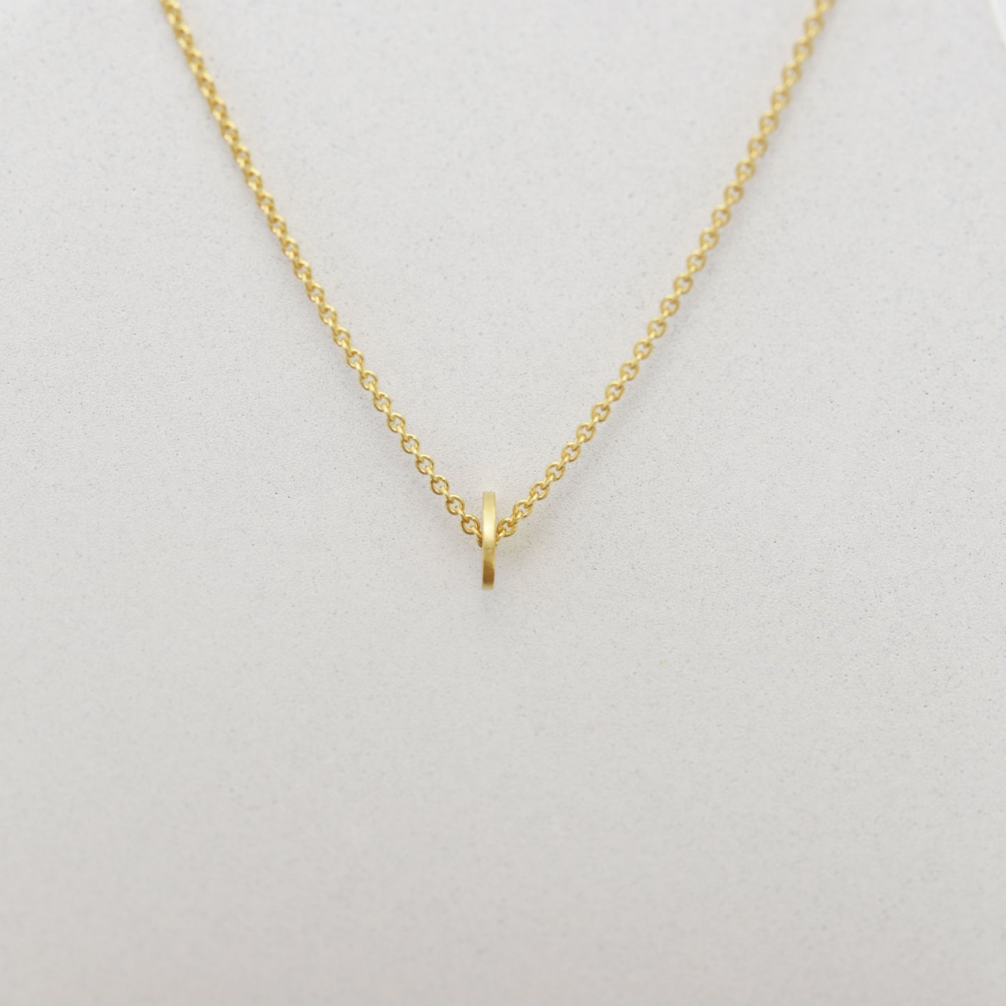 Dainty DOT necklace N°16 in gold plated silver or silver