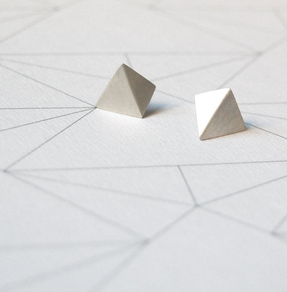 Set of silver ring N°5 and earrings N°4 AgJc - 3