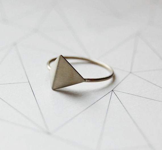 Set of silver ring N°5 and earrings N°4 AgJc - 4