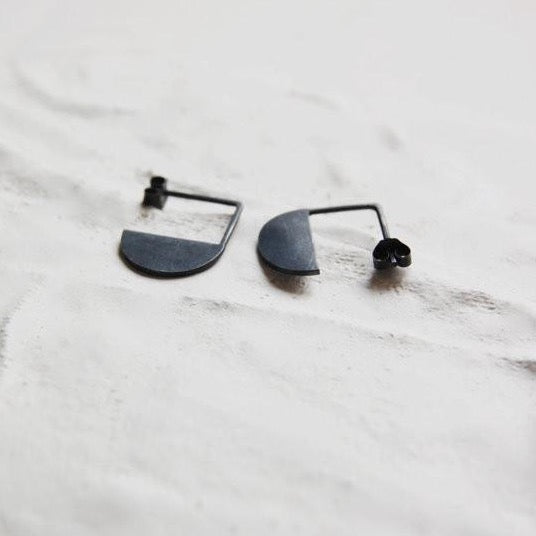 Geometric pendants earrings N°11 AgJc - 5