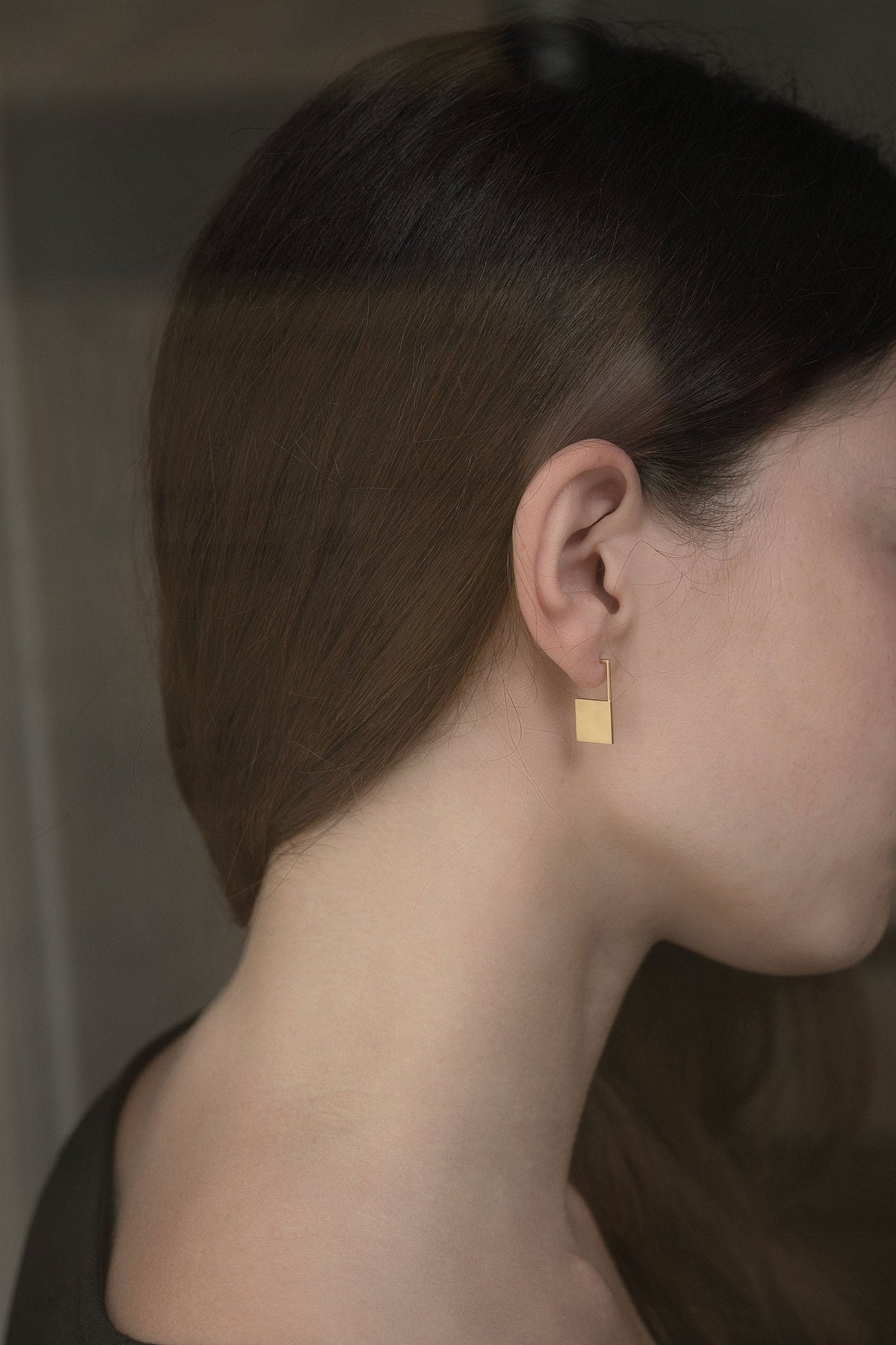 Boucles d'oreilles carré N°13