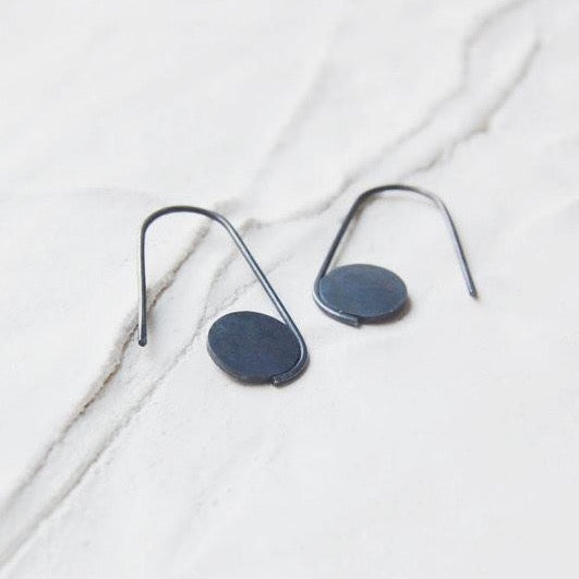 Circle pendants earrings N°15 AgJc - 2