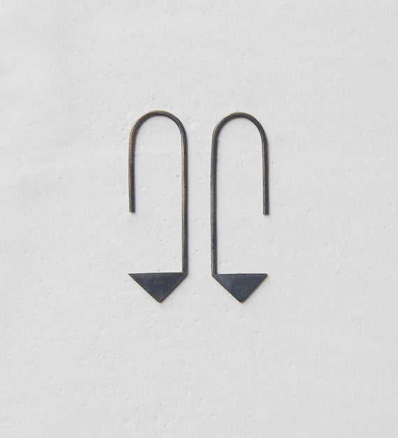 Set of silver ring N°25 and earrings N°17 AgJc - 2