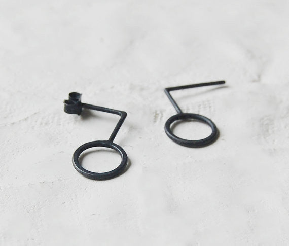 Set of silver rings N°30 and earrings N°22 AgJc - 3