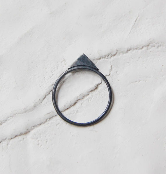 Set of silver ring N°25 and earrings N°17 AgJc - 3