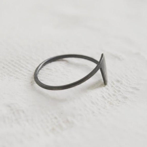 Geometric line ring N°27 AgJc - 3