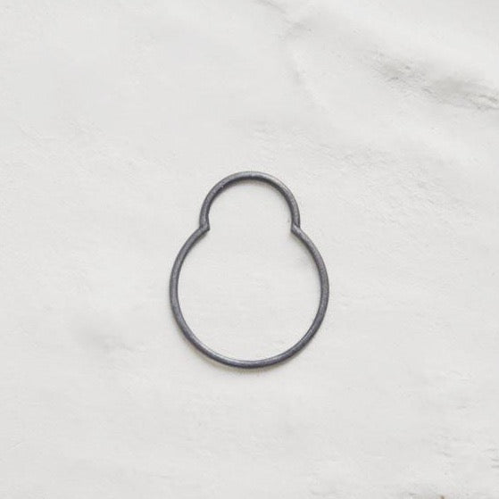 Clean lines ring N°29 AgJc Oxidized - 1