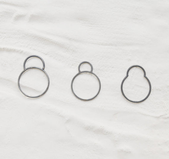 Silver thin stacking rings N°30 AgJc - 2