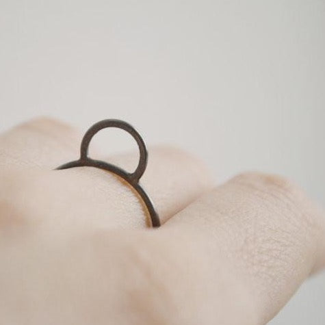 Circle line ring N°31 AgJc - 3