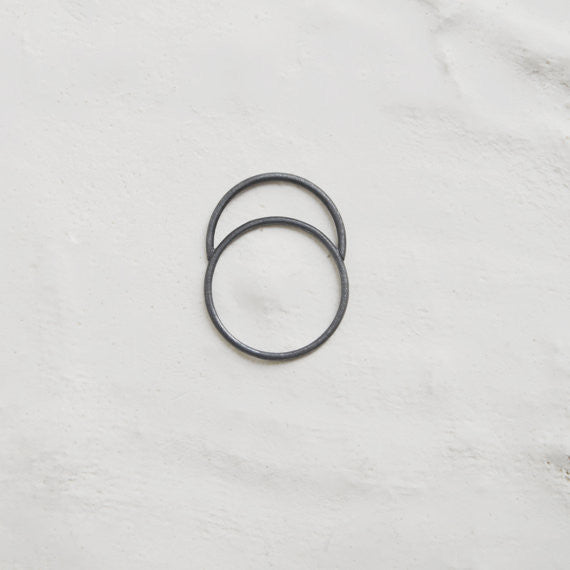 Minimalist circle ring N°35 AgJc - 1