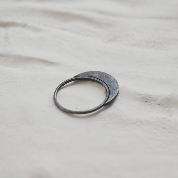 Quarter moon ring N°36 AgJc - 2