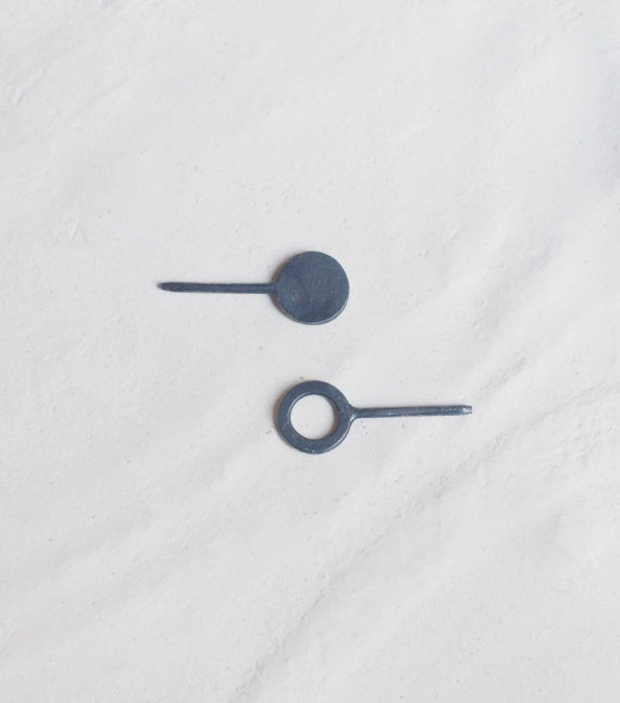 Asymmetrical dots earrings N°38 AgJc  - 3