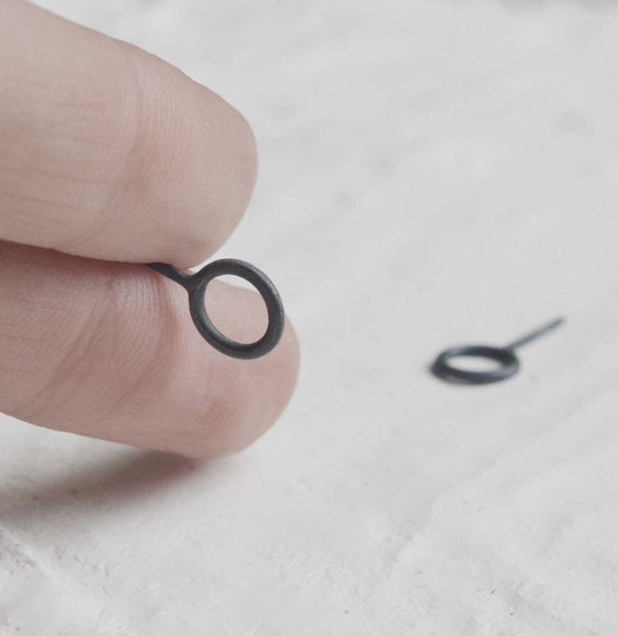 Circle line earrings N°39 AgJc - 1