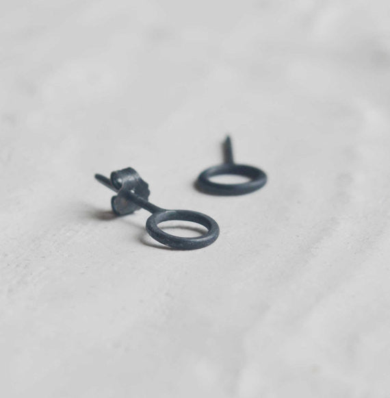 Circle line earrings N°39 AgJc - 2