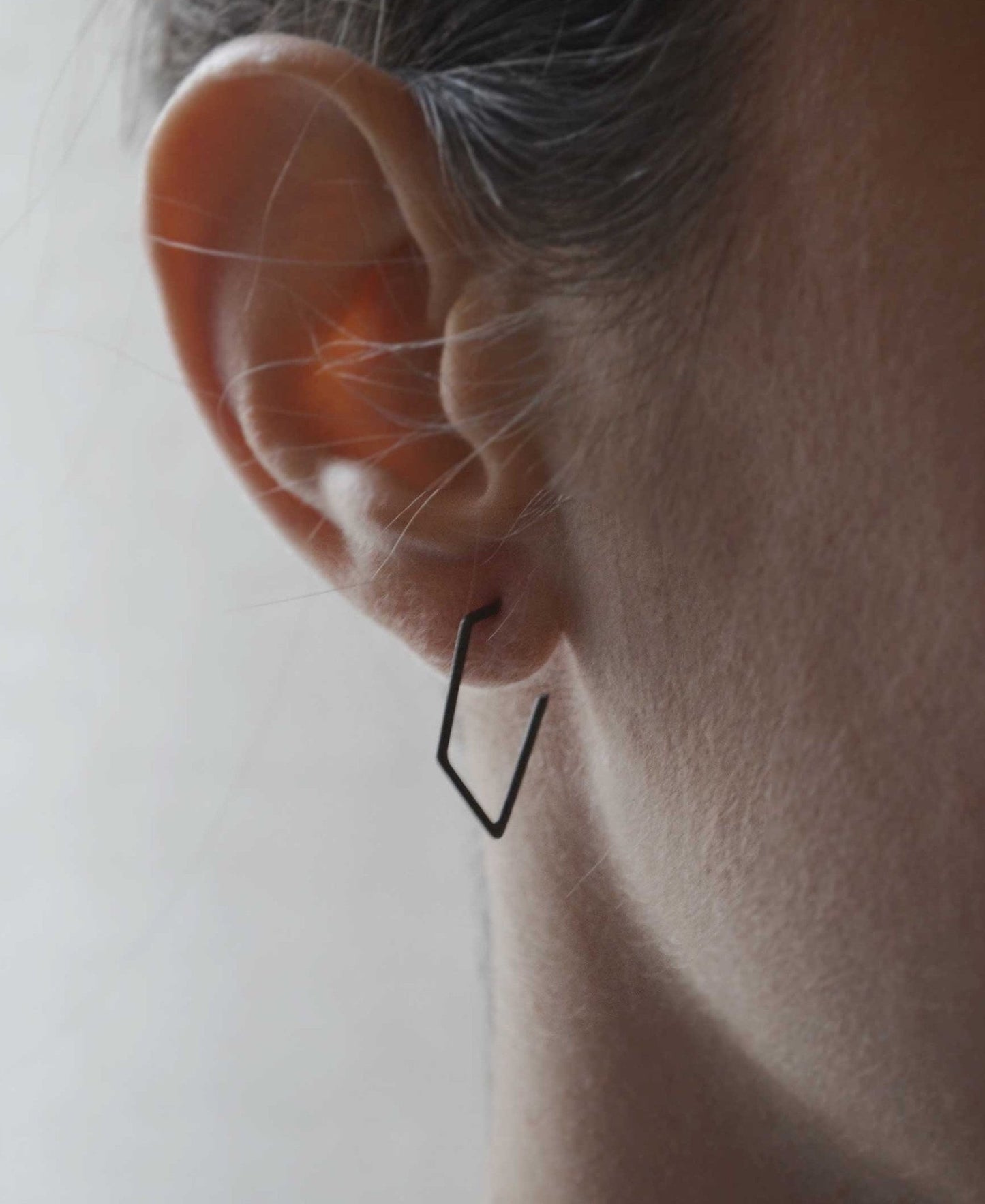 Geometric minimal earrings N°41 AgJc - 2