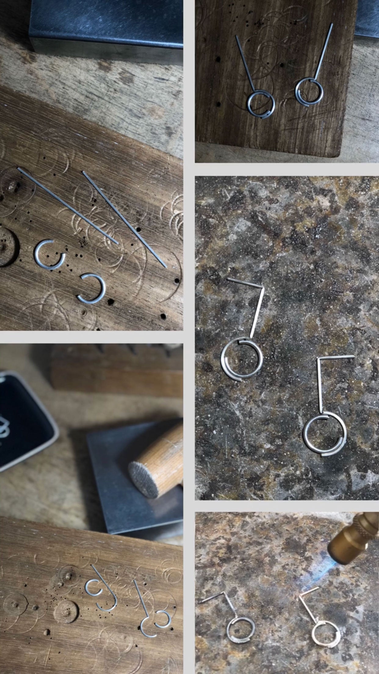 Boucles d'oreilles cercles N°2