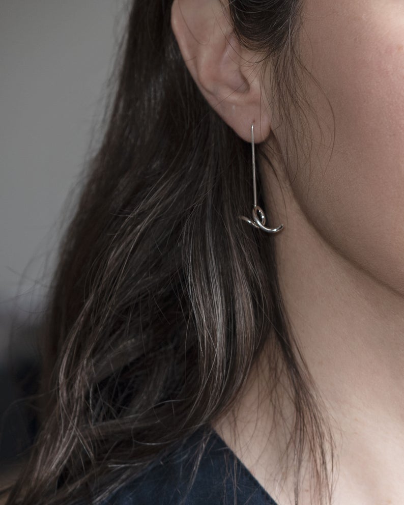 Minimalistic single earring by AgJc