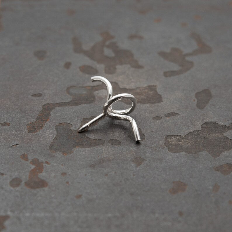 Broche spirale torsadé N°6