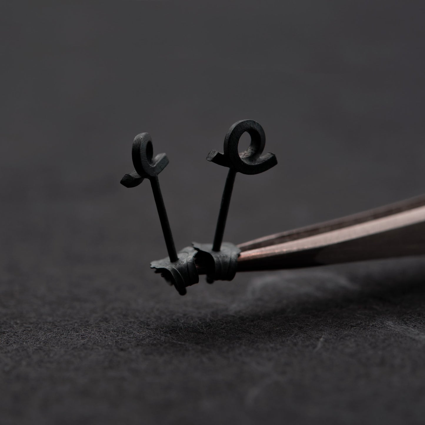 Puces d'oreilles torsadées N°7